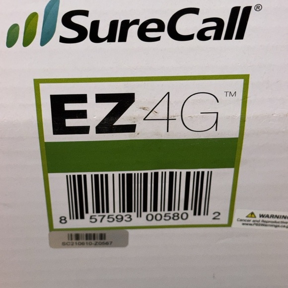 NWT SureCall Silver EZ 4G Cell Phone Signal Booster Up To 2k Sq. ft. 4G LTE Data - Picture 16 of 16